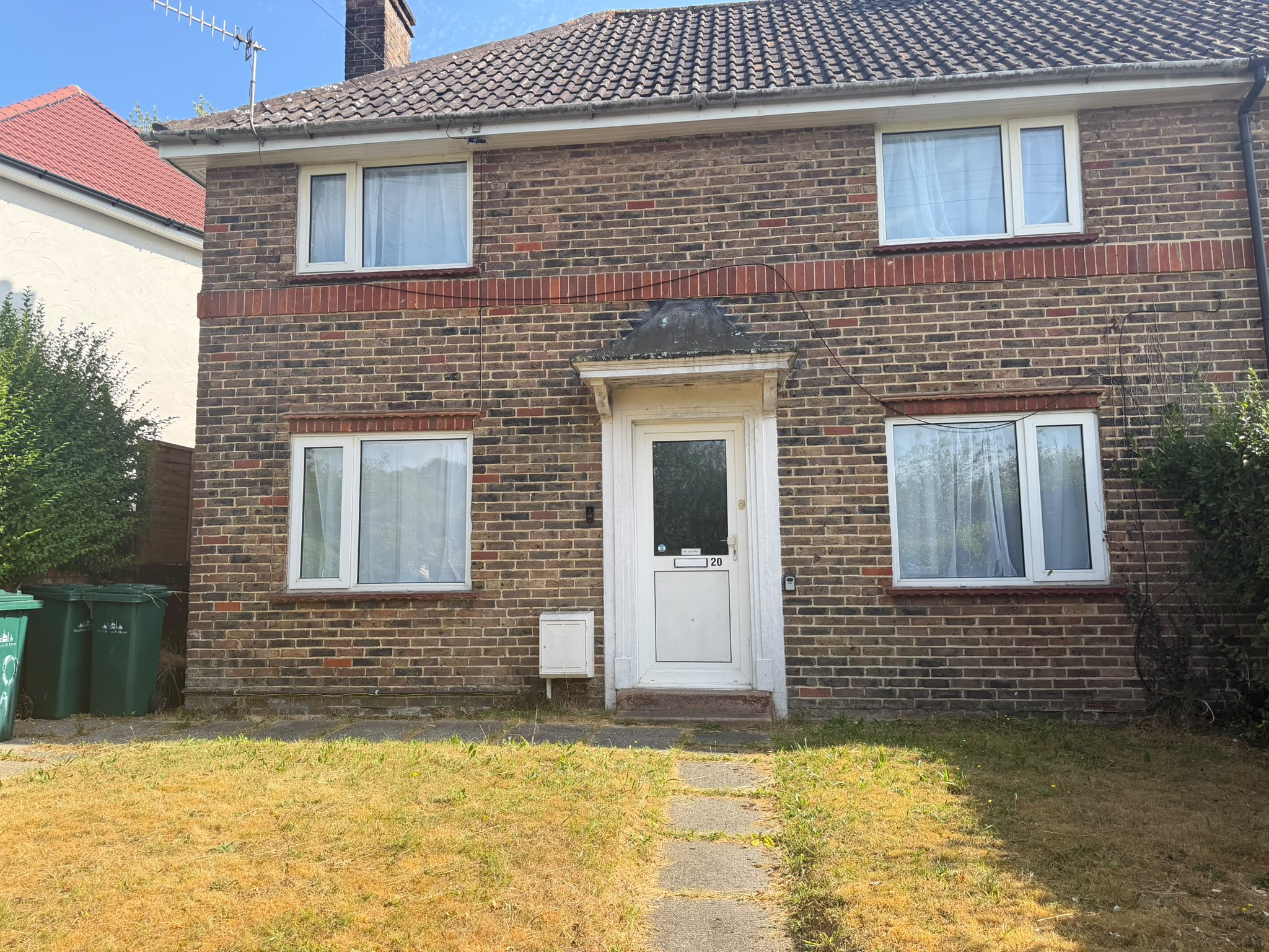 The rear of Manton Road supported living home with garden access