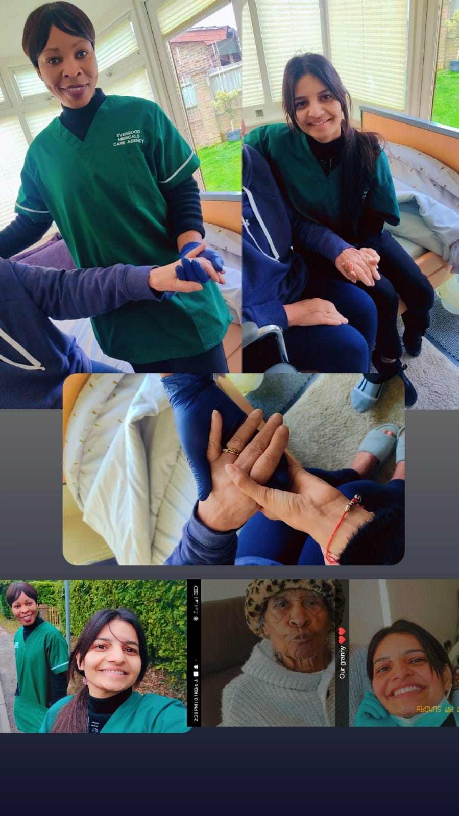 Evergood Medicals carers supporting both young adults and elderly clients in Crawley